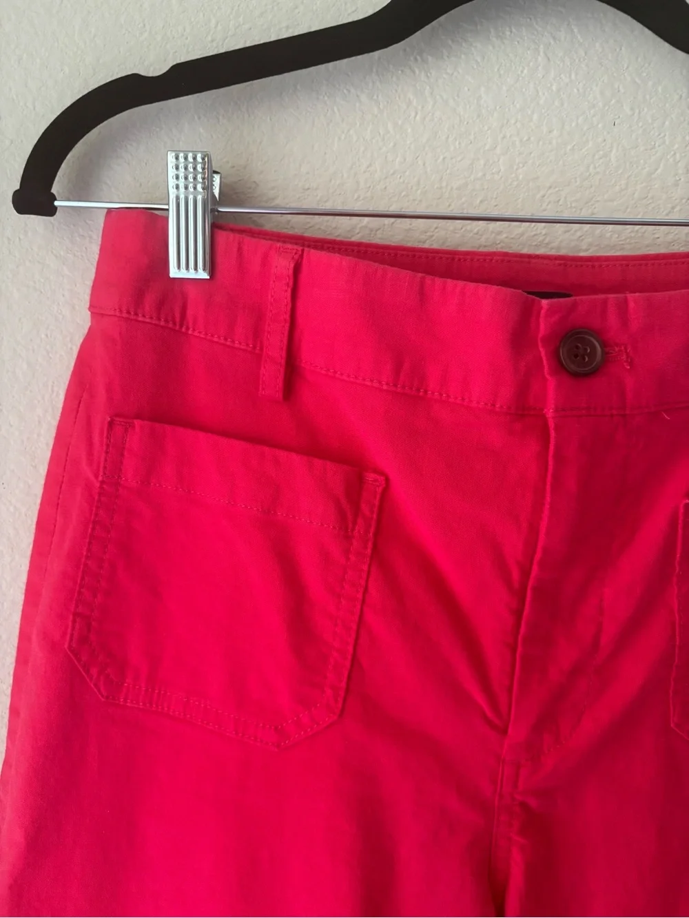 J. Crew Hot Pink Cotton Pants
